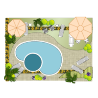 Landscape Design with Pool