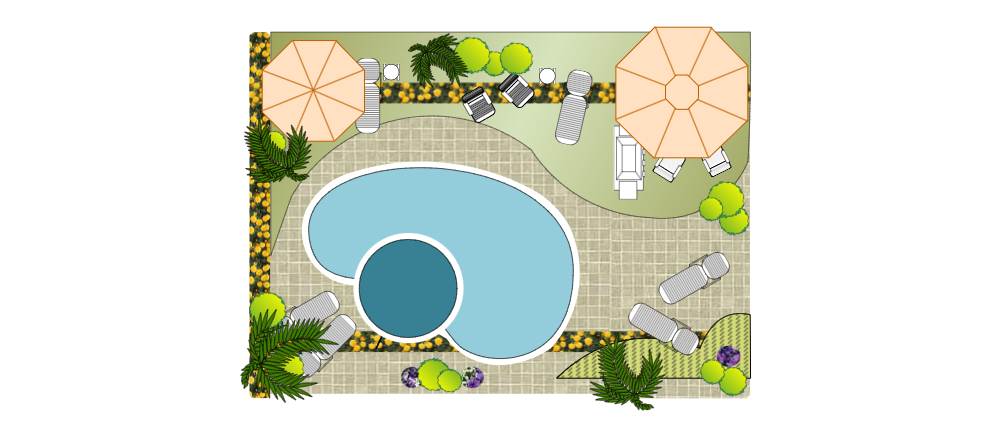 Example Image: Landscape Design with Pool