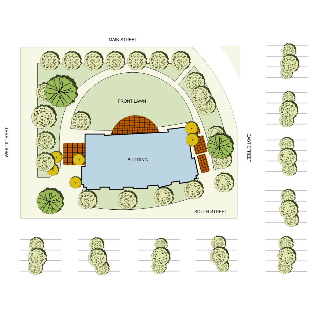 Example Image: Office Landscape Plan