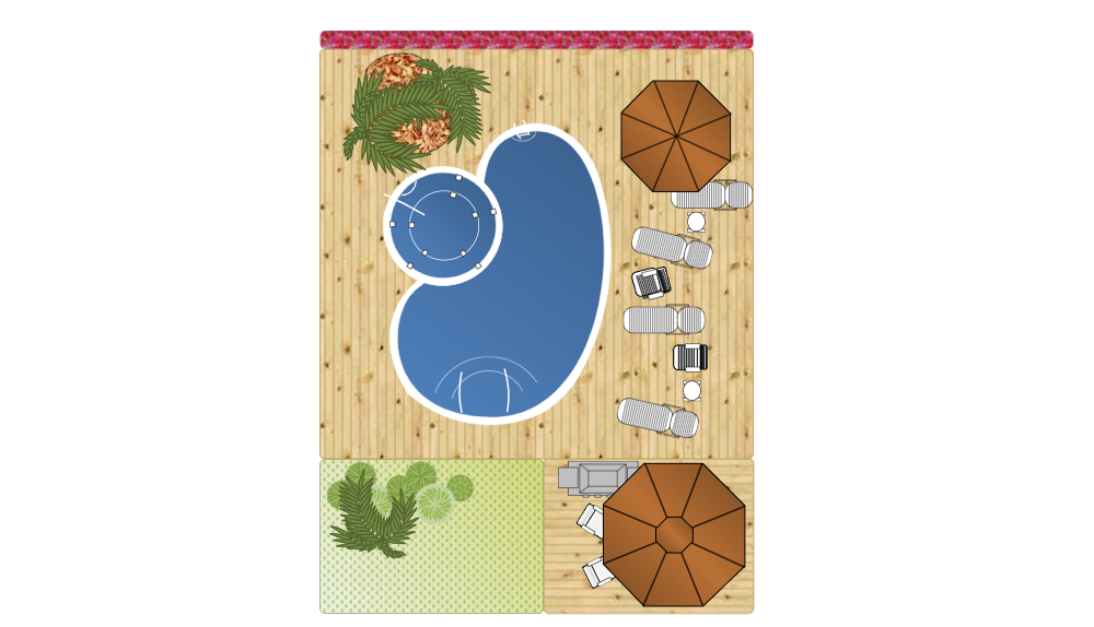 Example Image: Patio with Pool Design