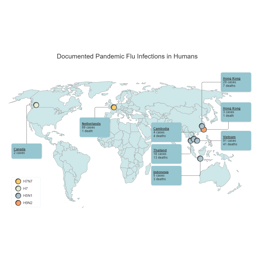 Example Image: Pandemic Flu World Map
