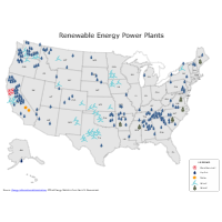 Renewable Energy Power Plant Map