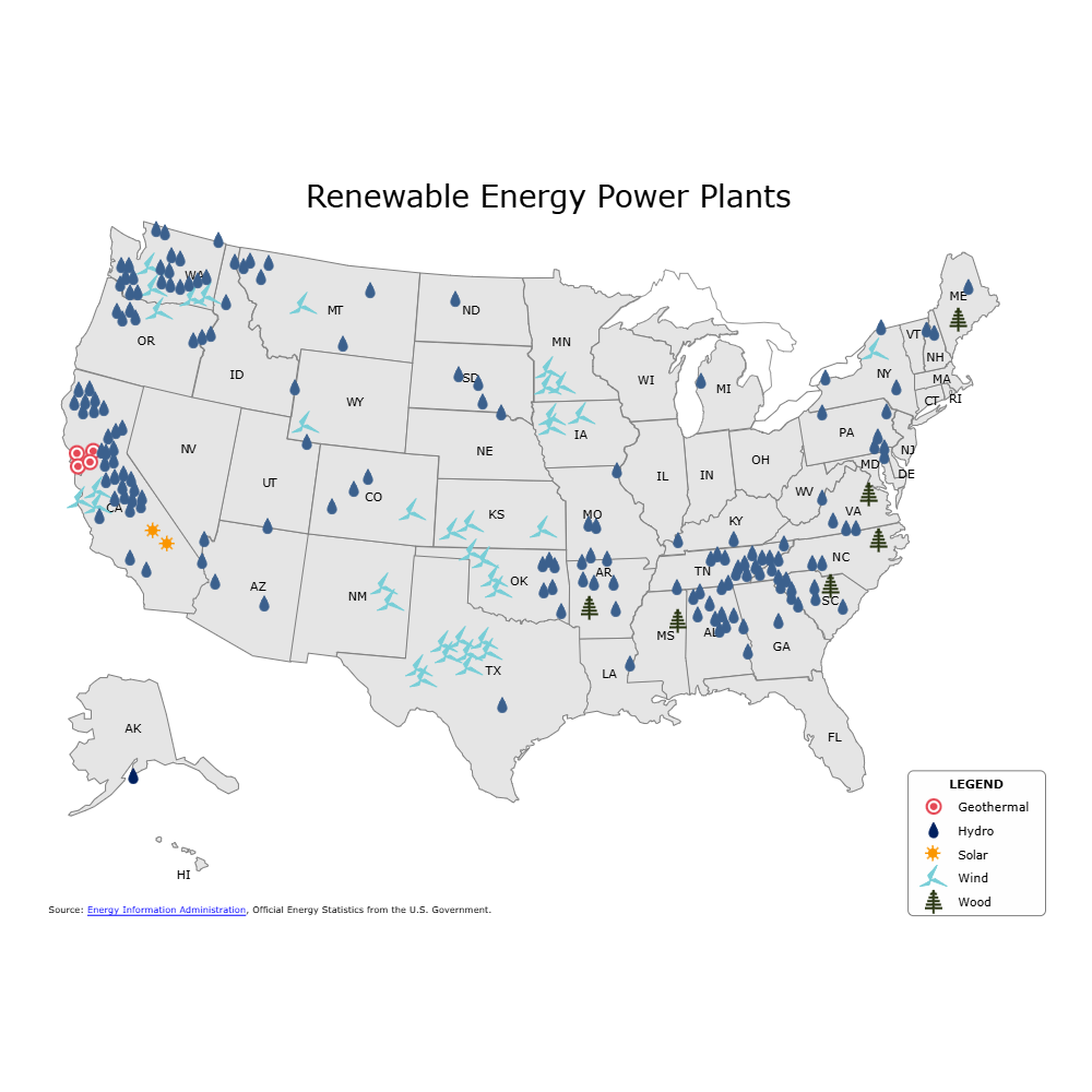 Example Image: Renewable Energy Power Plant Map