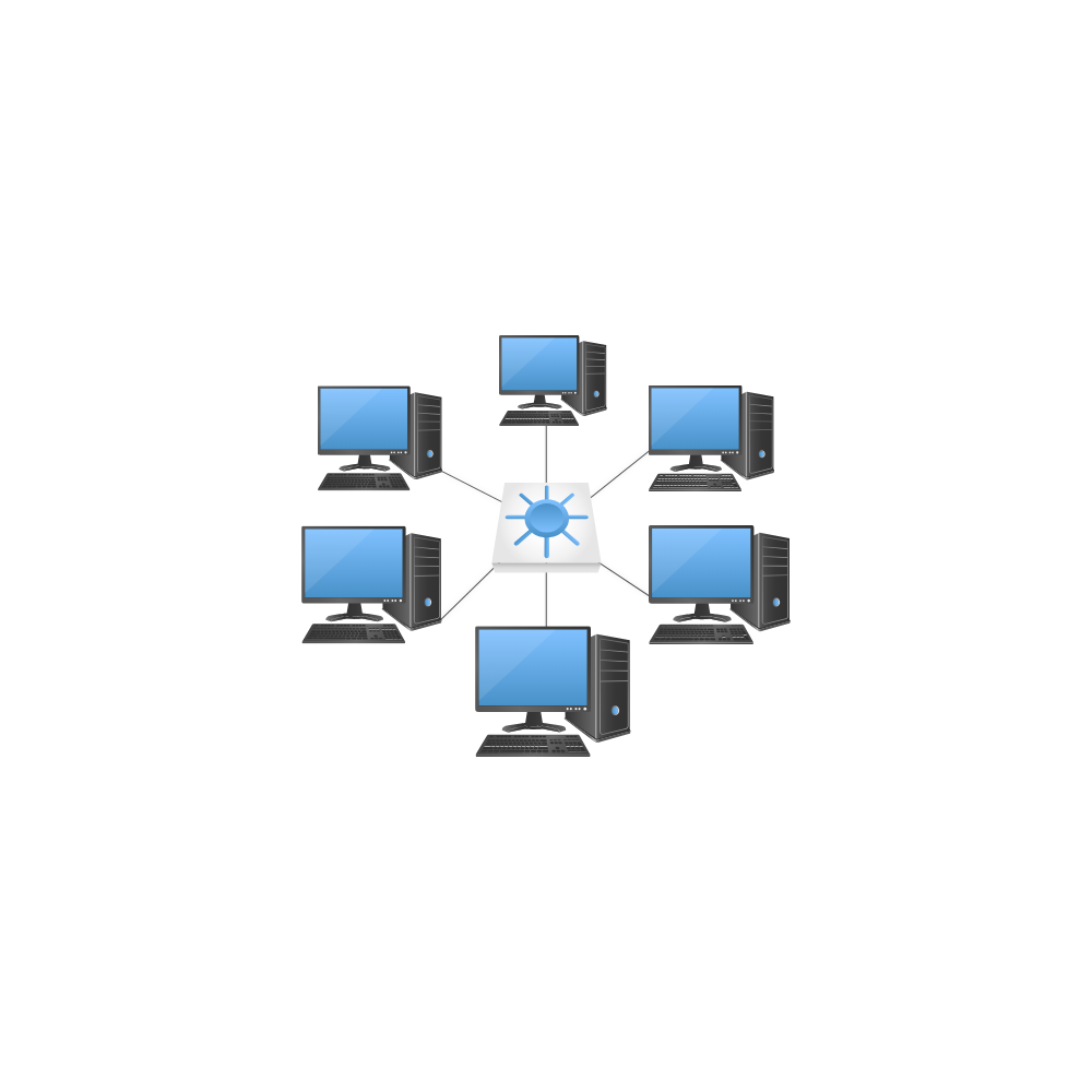 Example Image: Star Network Topology