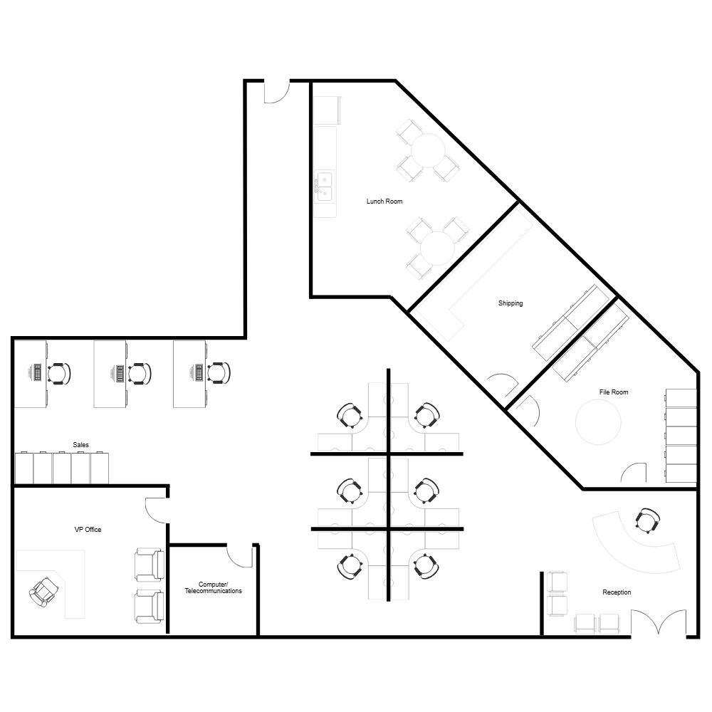 Example Image: Cubicle Floor Plan