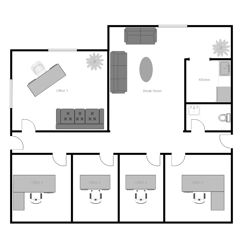 Example Image: Office Building Floor Plan