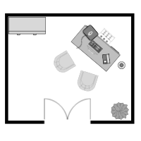 Office Floor Plan 11x13 