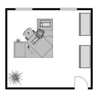 Office Floor Plan 14x13