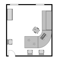 Office Floor Plan 15x17
