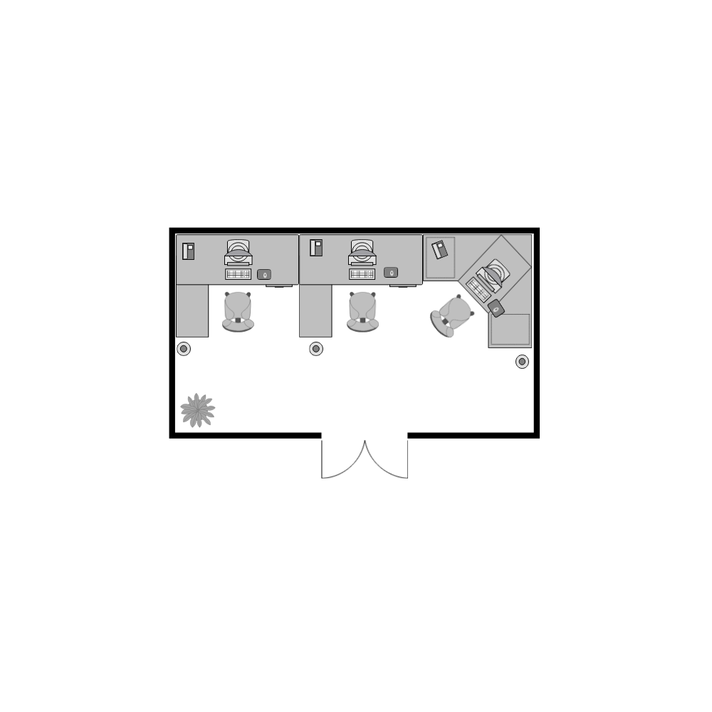 Example Image: Office Floor Plan 20x11
