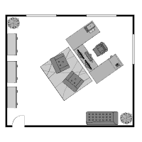 Office Floor Plan 23x20