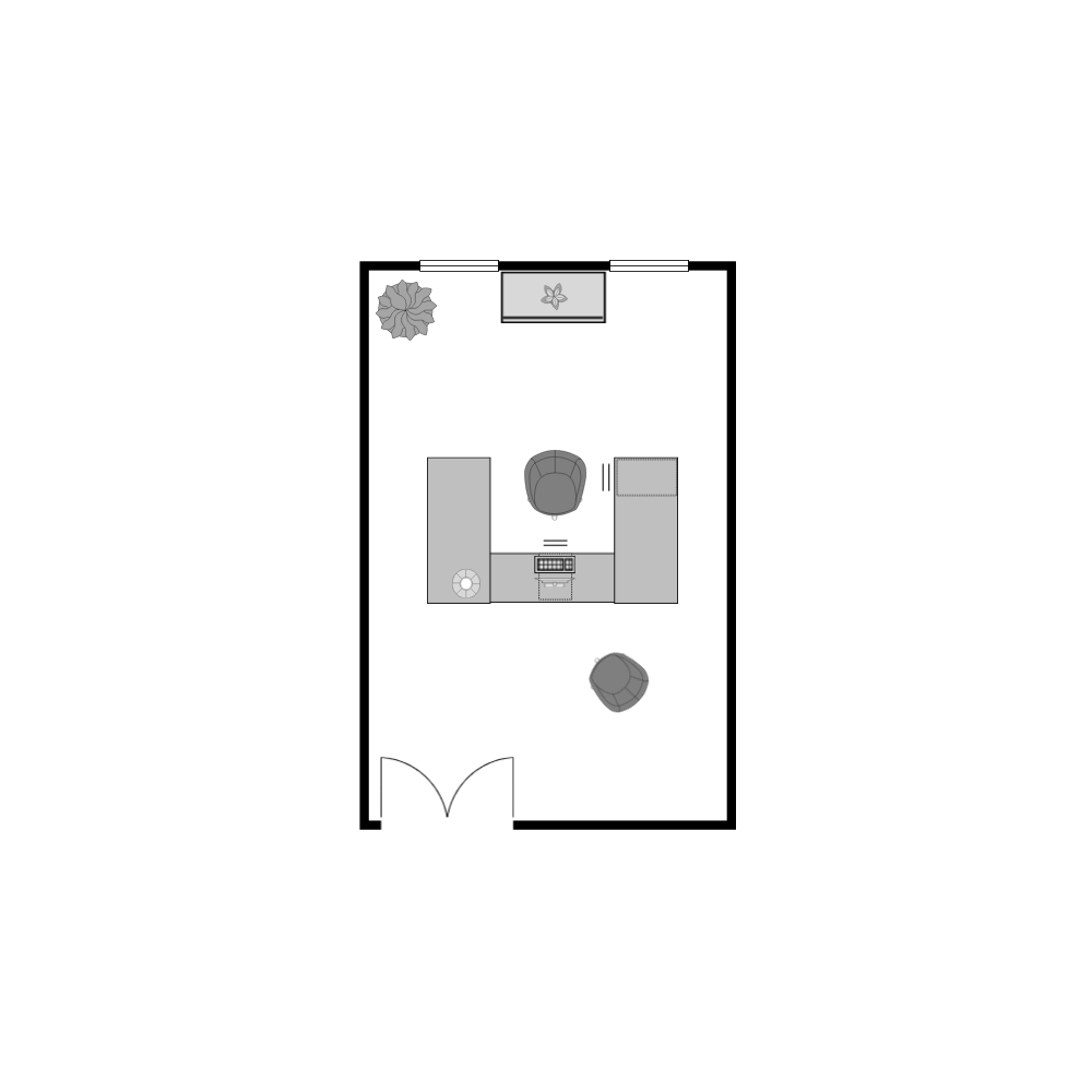 Example Image: Office Outline 13x20 
