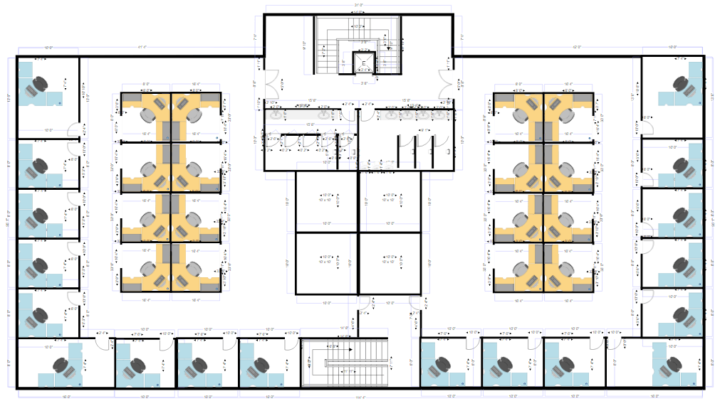 Office layout example