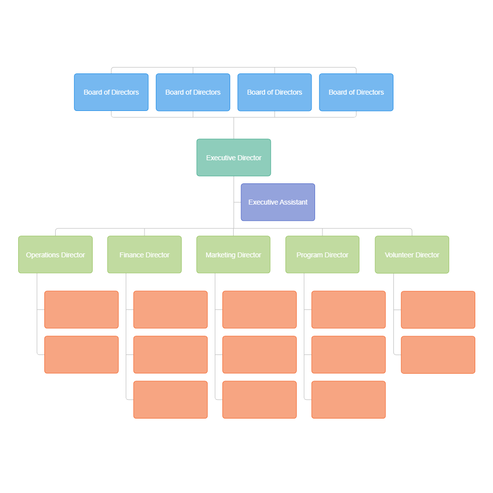 Example Image: Non-Profit Organizational Chart