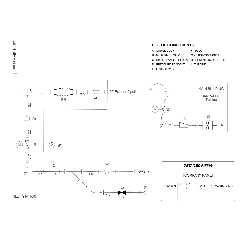 Example Image: Piping Diagram Example
