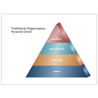 Traditional Organization Pyramid Chart