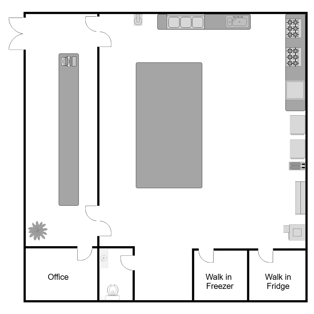 Example Image: Bakery Floor Plan