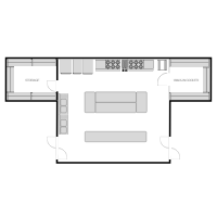 Restaurant Kitchen Plan