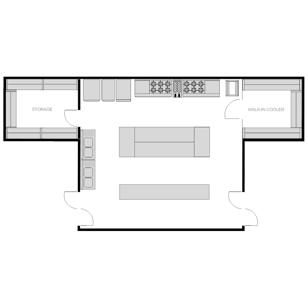 Example Image: Restaurant Kitchen Plan