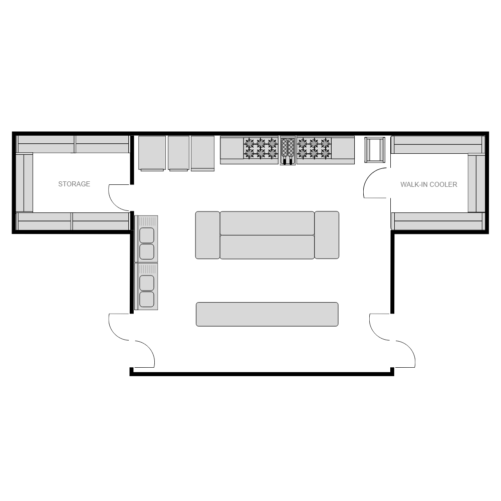 Example Image: Restaurant Kitchen Plan