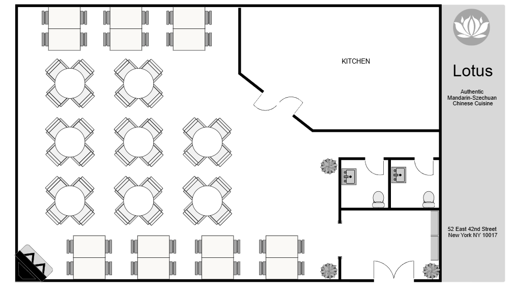 Example Image: Restaurant Layout