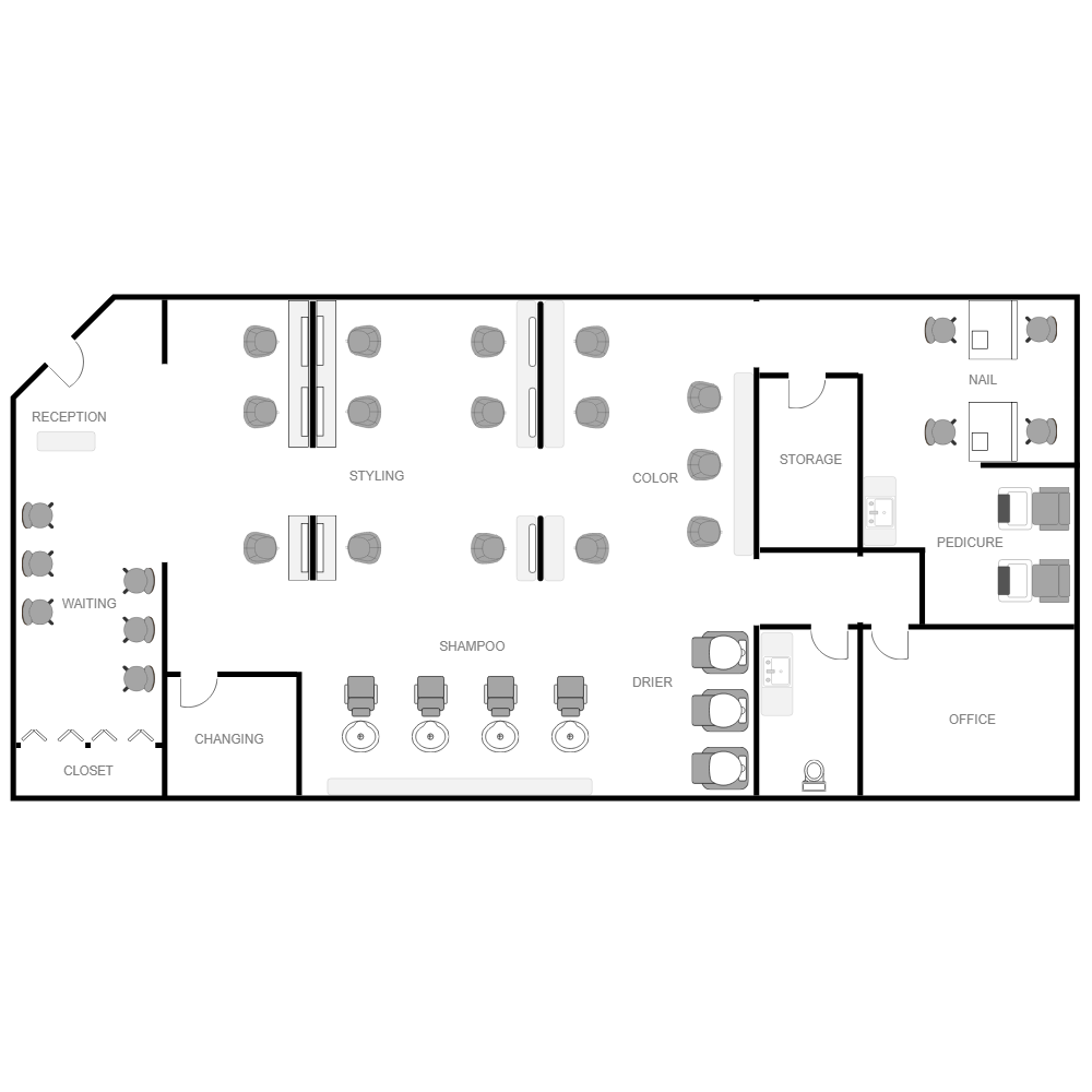 Example Image: Salon Layout