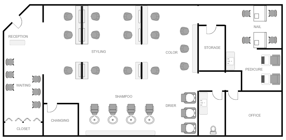 Example Image: Salon Layout