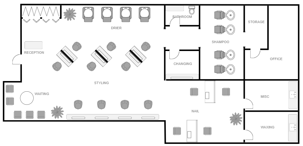 Example Image: Salon Plan