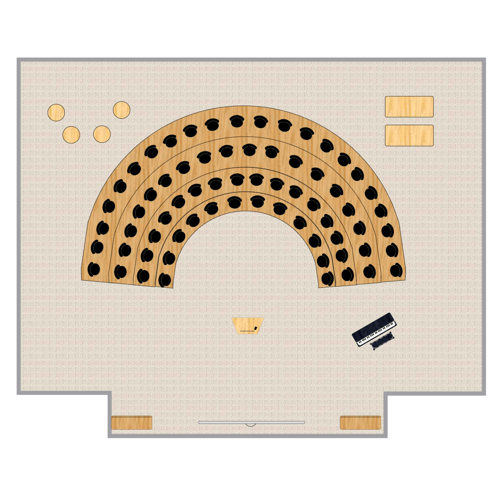 Example Image: Band Room Seating Chart