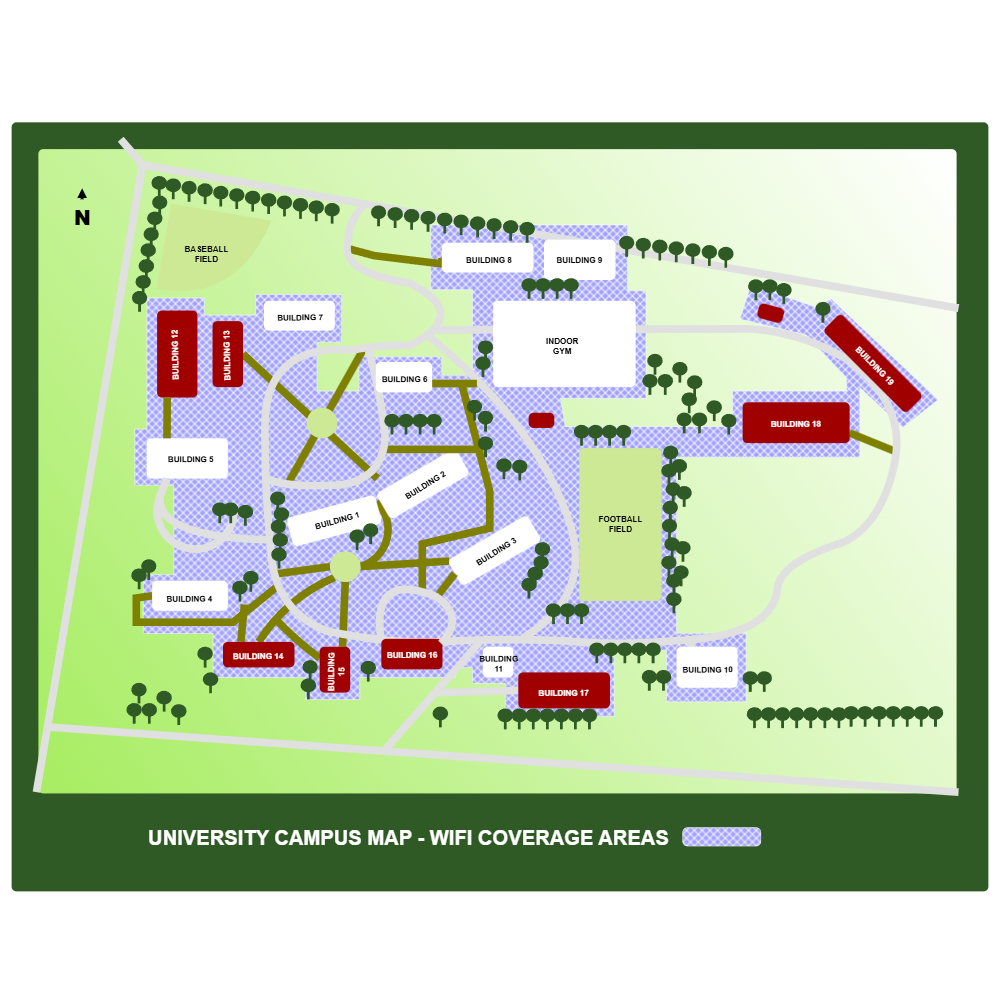 Example Image: Campus WiFi Map