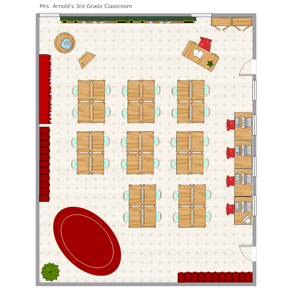 Example Image: Grade School Classroom Seating Chart