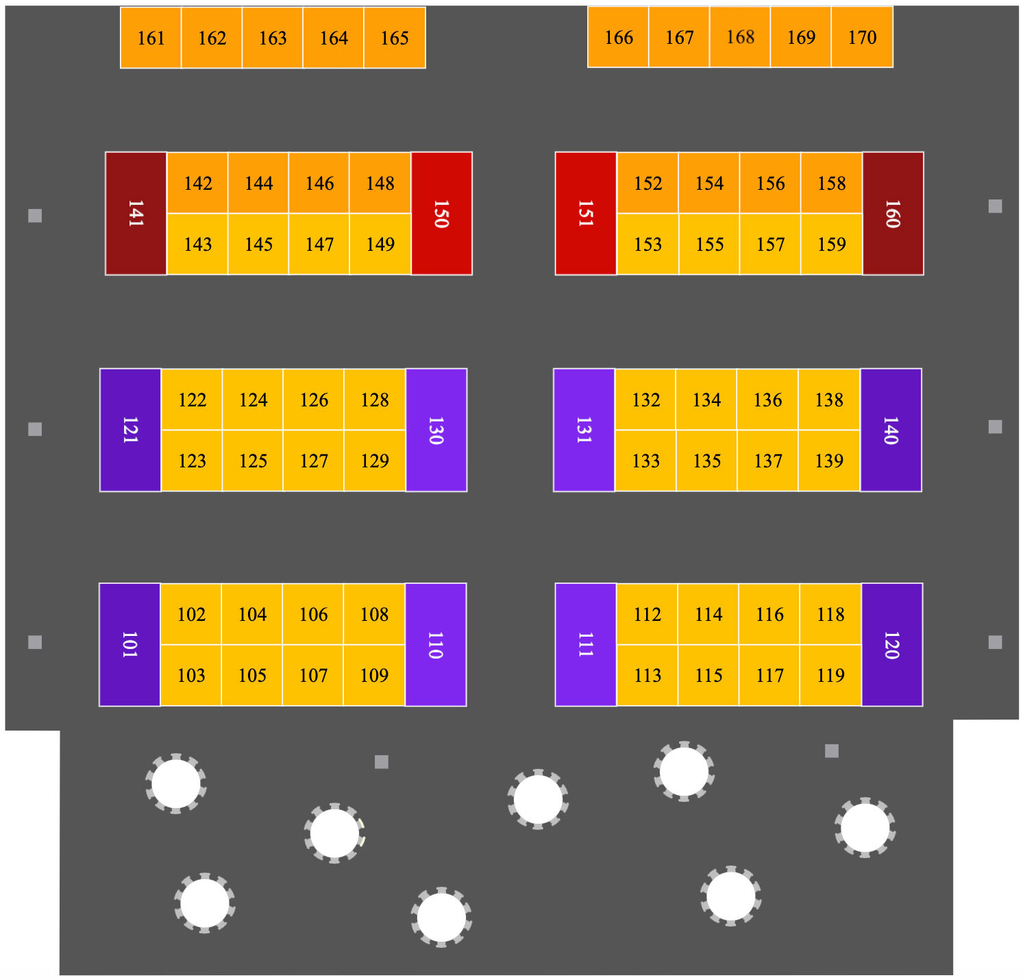 Trade show layout