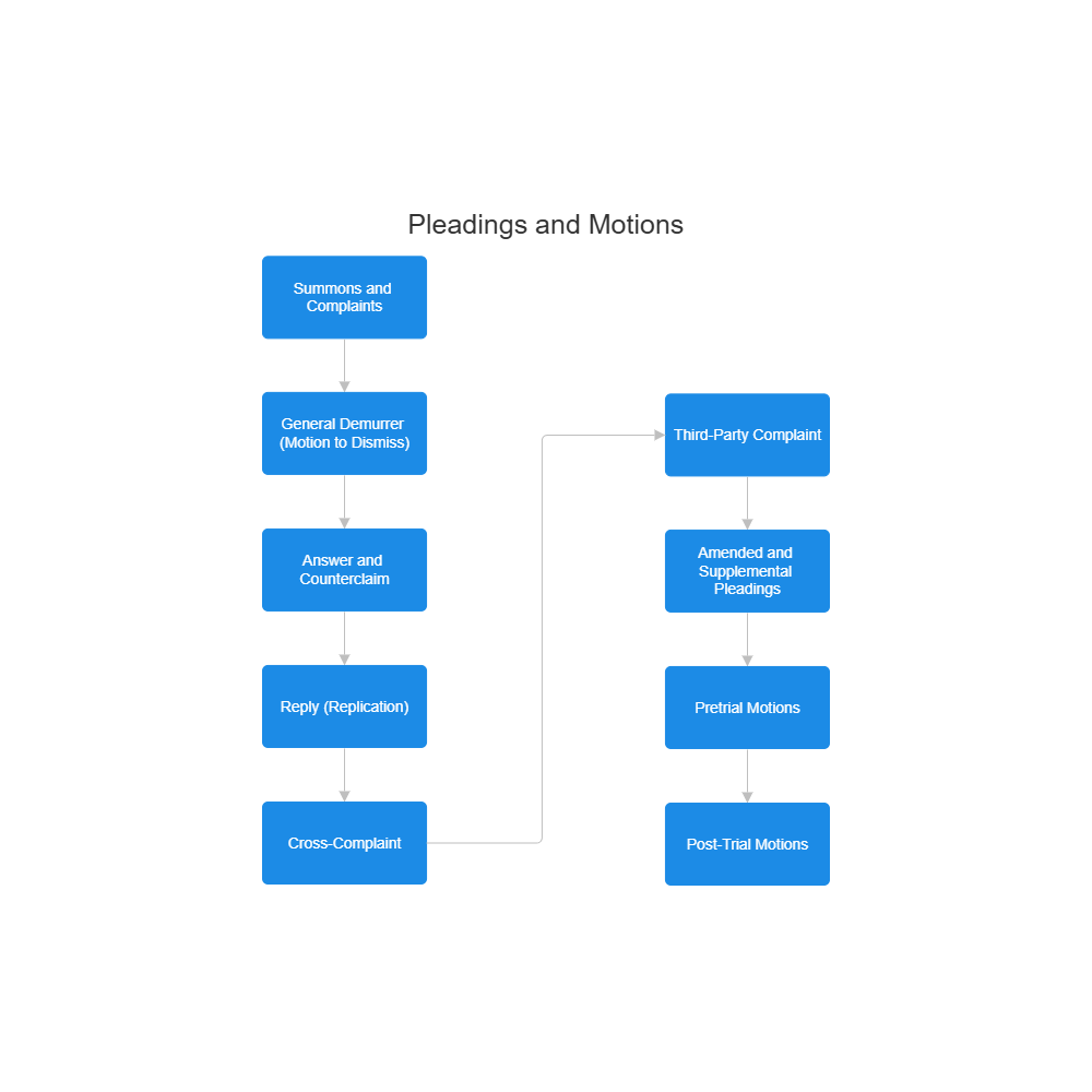Example Image: State Court Pleadings and Motions