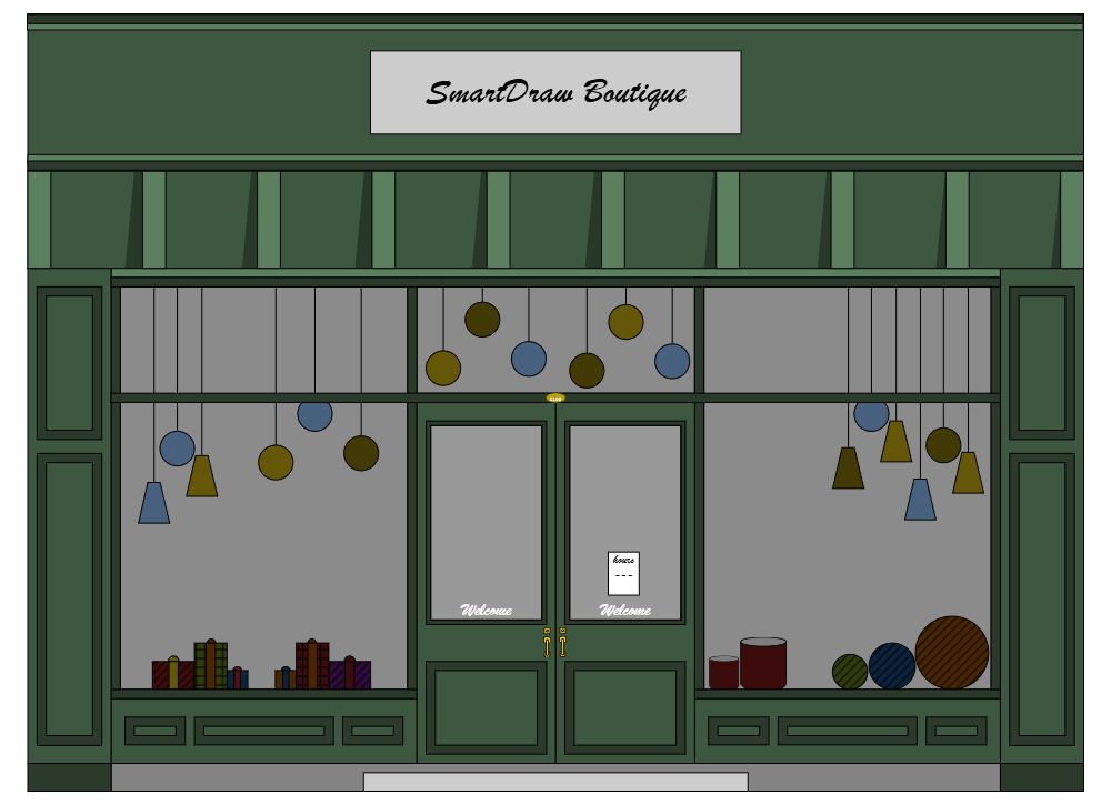 Example Image: Boutique Store Front Layout