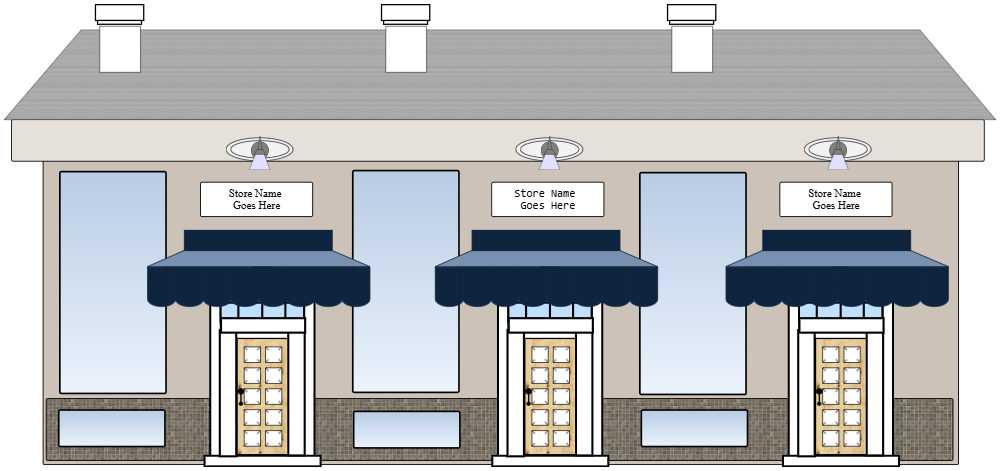Example Image: Store Front Elevation