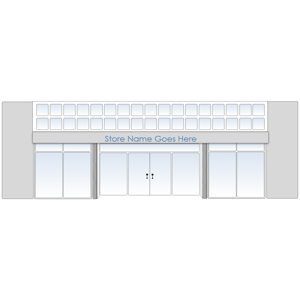 Example Image: Store Front Template