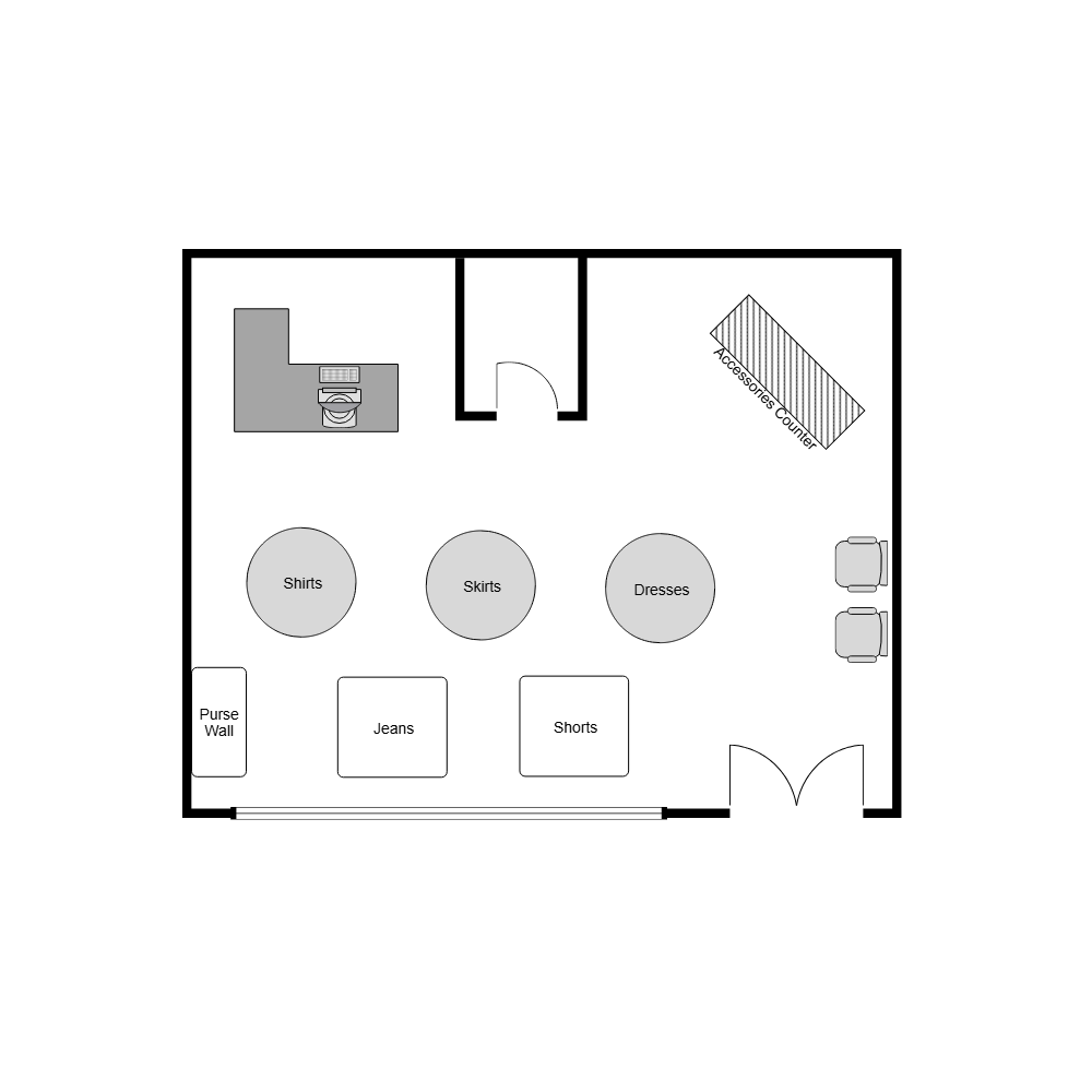 Example Image: Clothing Store Layout