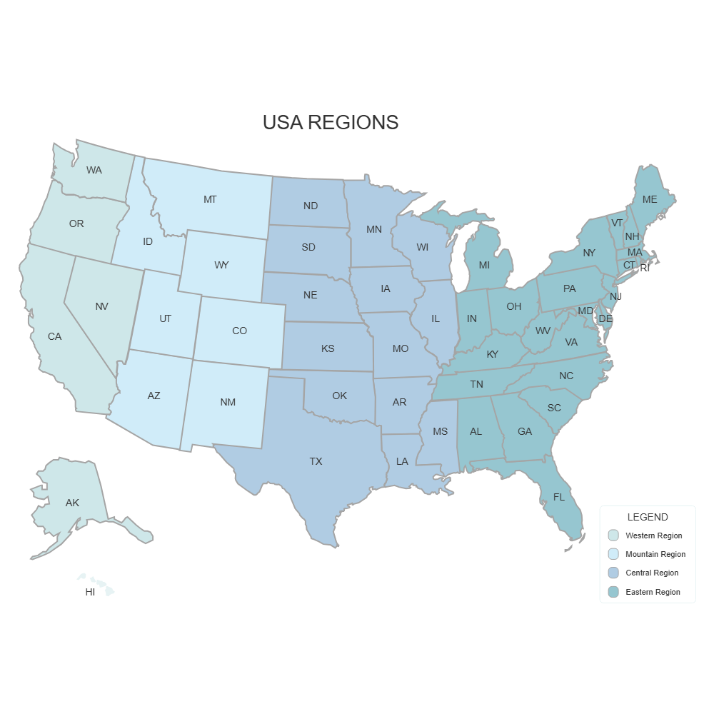 Example Image: USA Map