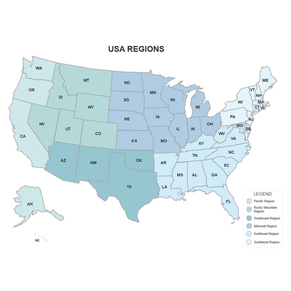 Example Image: USA Region - 2