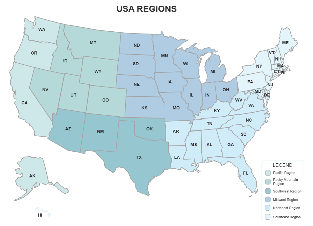 Example Image: USA Region - 2