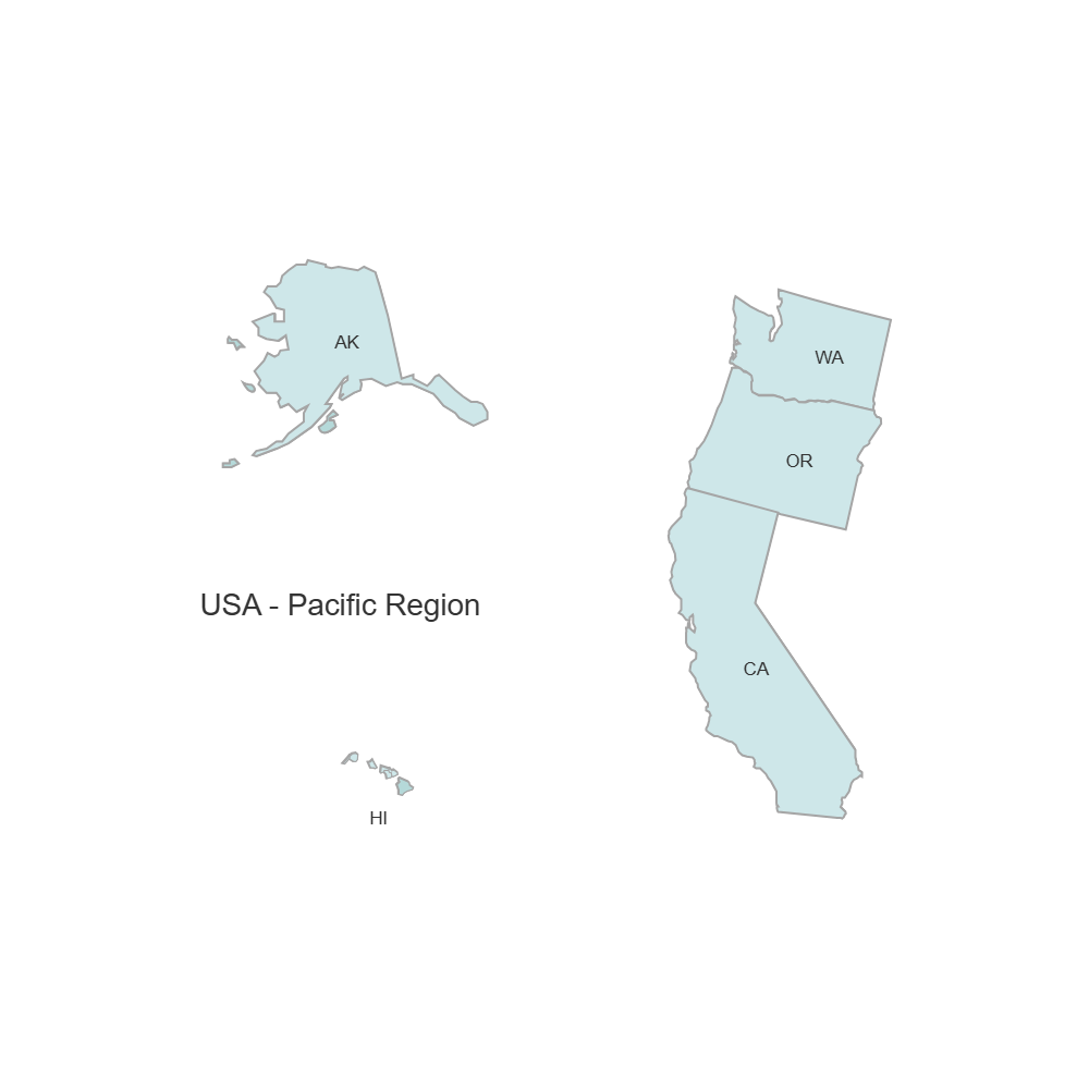 Example Image: USA Region - Pacific