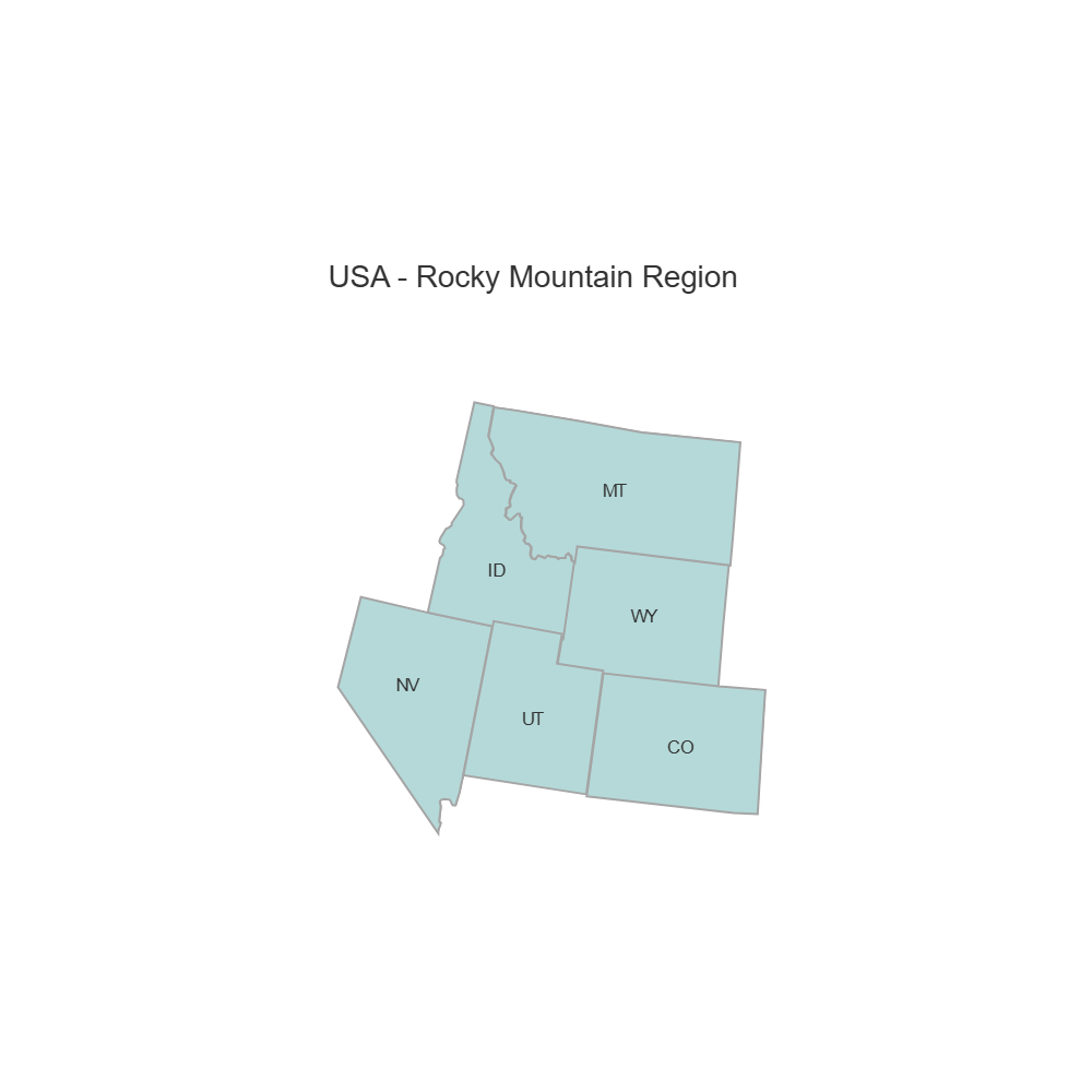 Example Image: USA Region - Rocky Mountain
