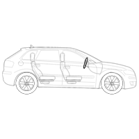 4-Door Compact Car - 2 (Side View)