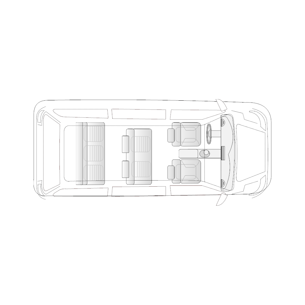 Example Image: Minivan - 1 (Elevation View)