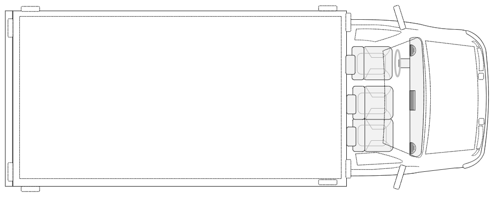 Example Image: Truck - 1 (Elevation View)